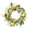 24'' Multicolor Daisy Floral Spring Wreath